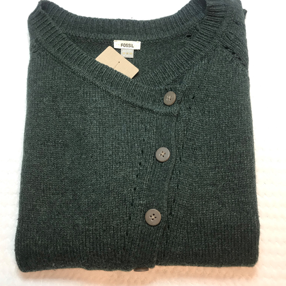New Fossil Wool Cardigan - Picture 6 of 8